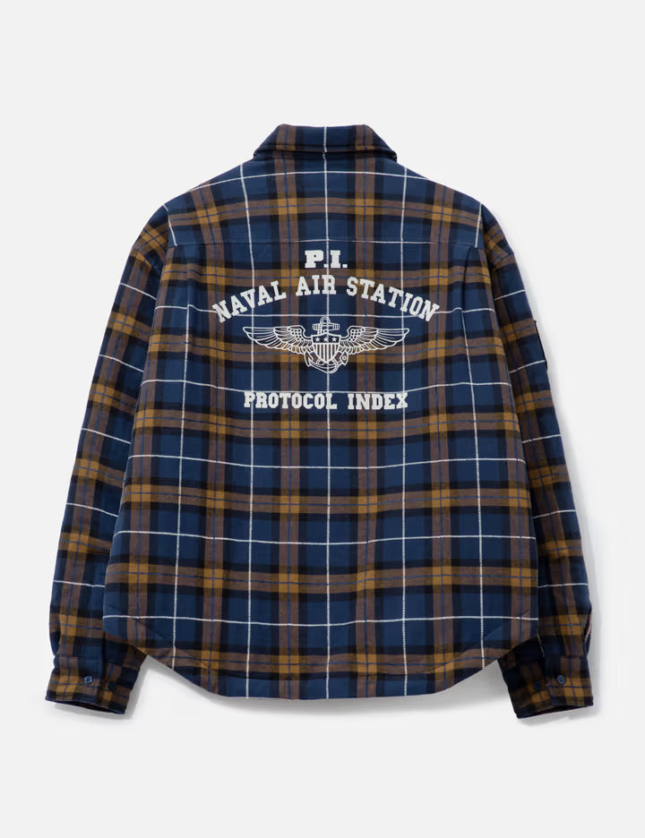 Fur Flannel Shirts Jacket