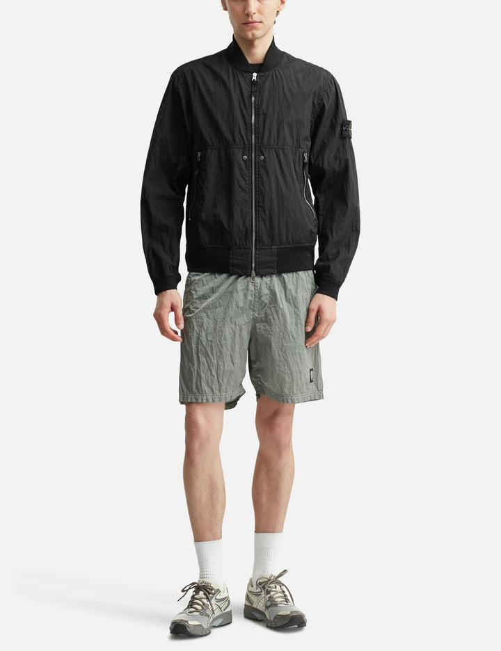 Nylon Metal Bomber Jacket