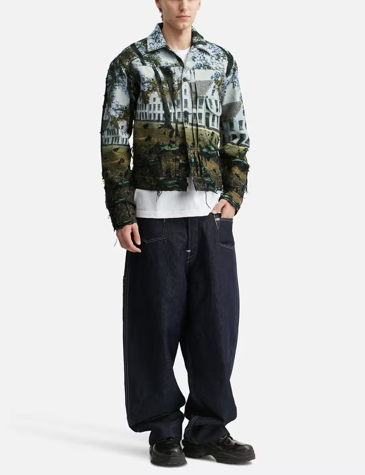Gobelin Weave Trucker Jacket