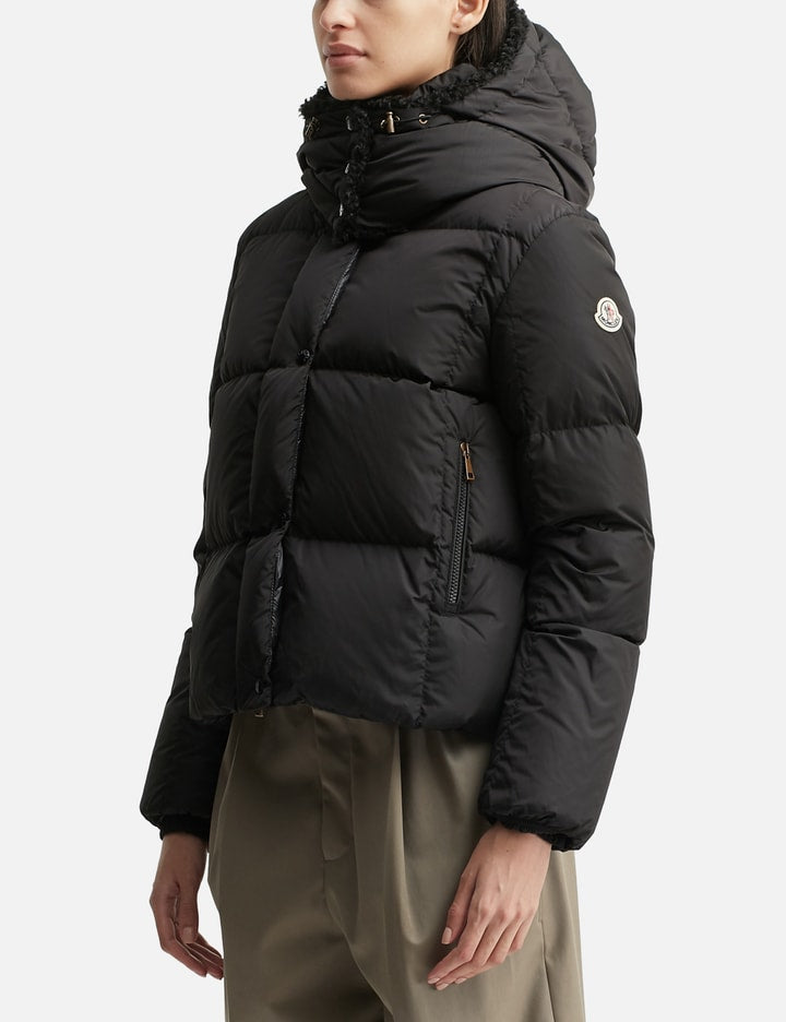 Castelnou Square-Quilted Hooded Short Down Jacket