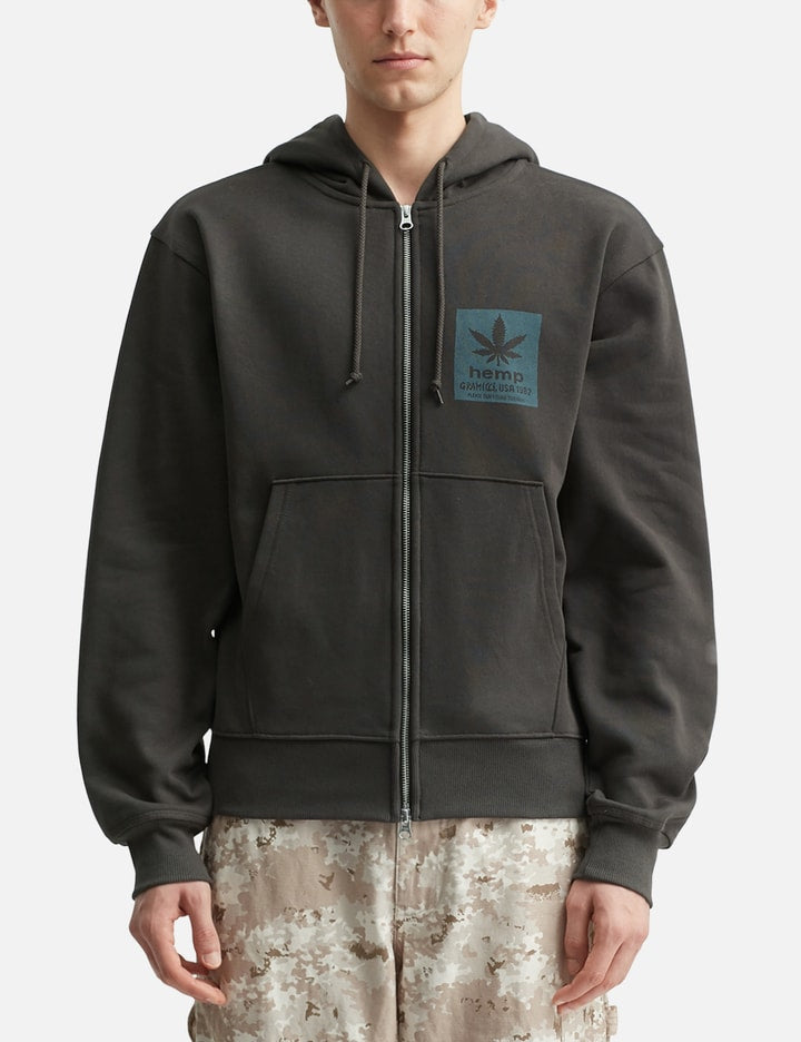 Hemp Zip Hooded Sweatshirt