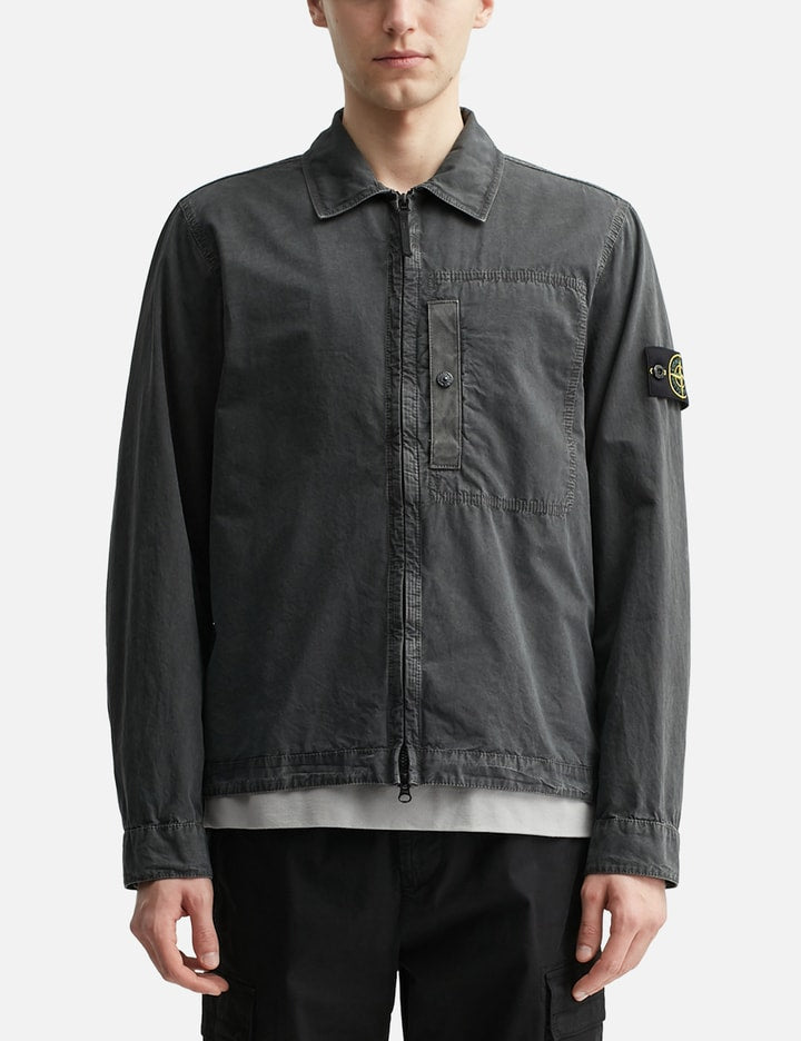 Old Effect Cotton Overshirt