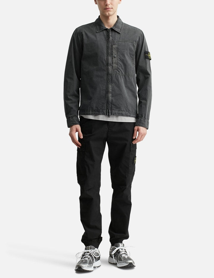 Old Effect Cotton Overshirt