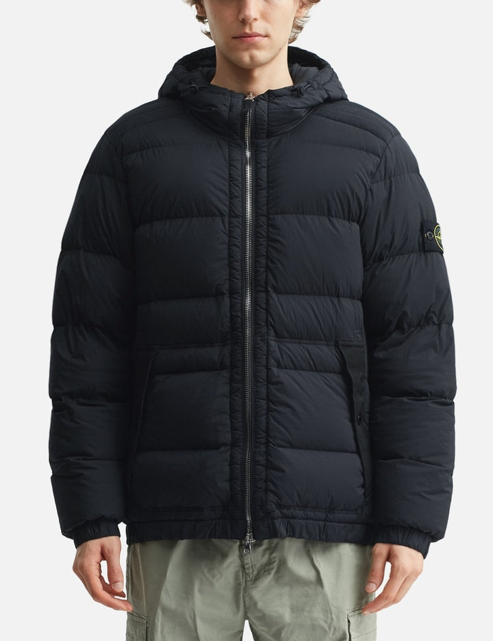 Seamless Tunnel Nylon Down-TC Hooded Jacket