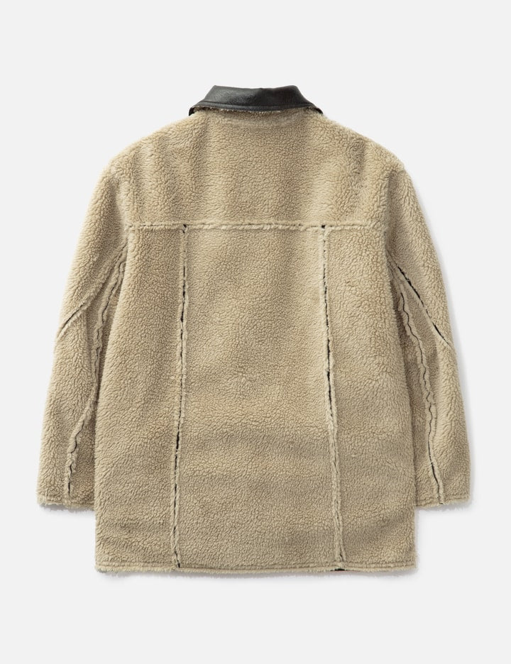 Reversible fake shearling Coat