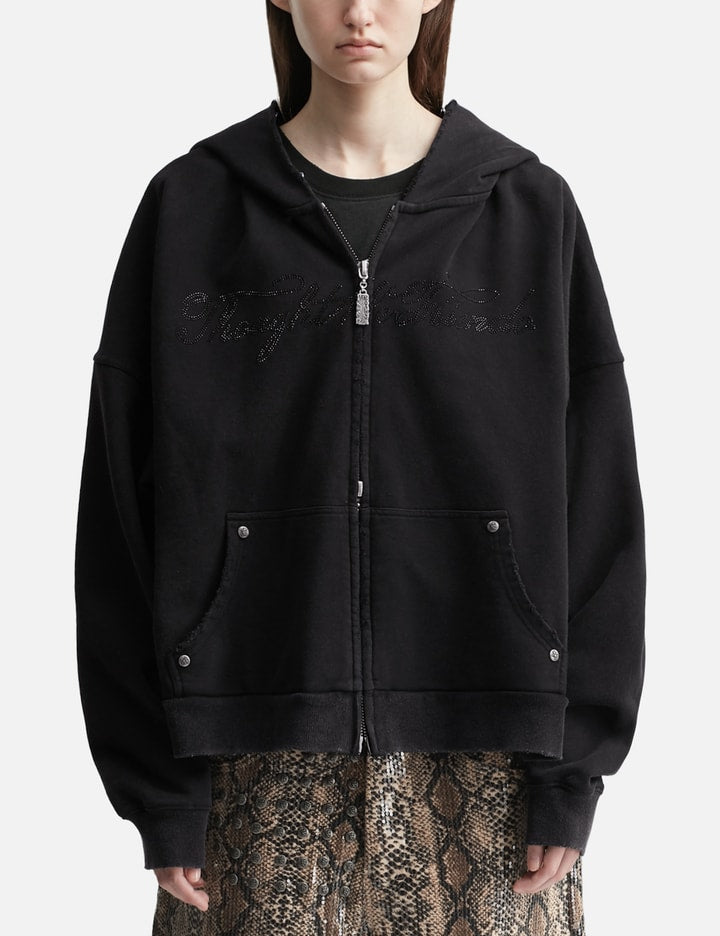 Nyra Zip-Up Jacket with Detachable Fur Hood