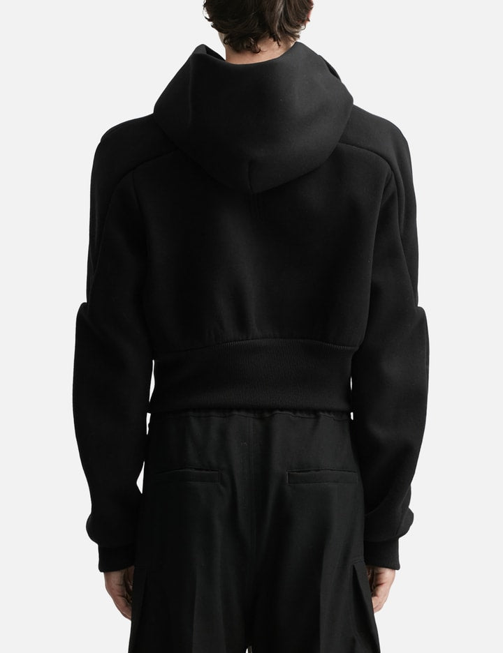 Cropped Hooded Flight jacket