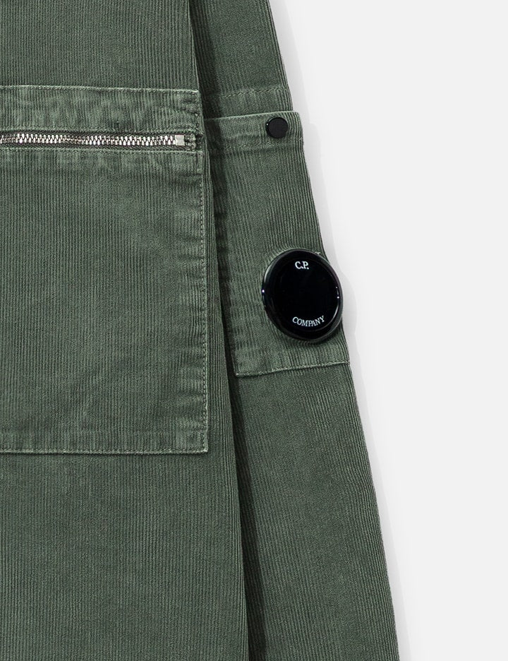 Corduroy Lens Zipped Overshirt
