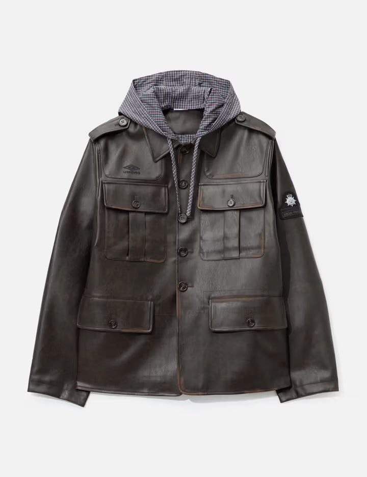 Umbro X Slam Jam Eco Leather Service Jacket
