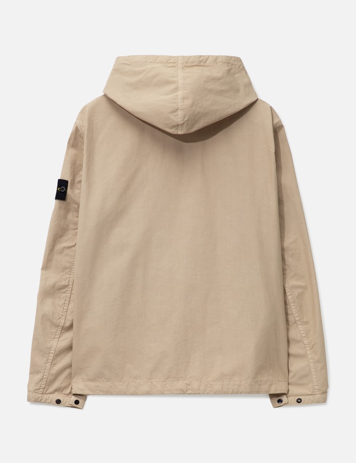 Canvas Weave Cotton Hooded Field Jacket