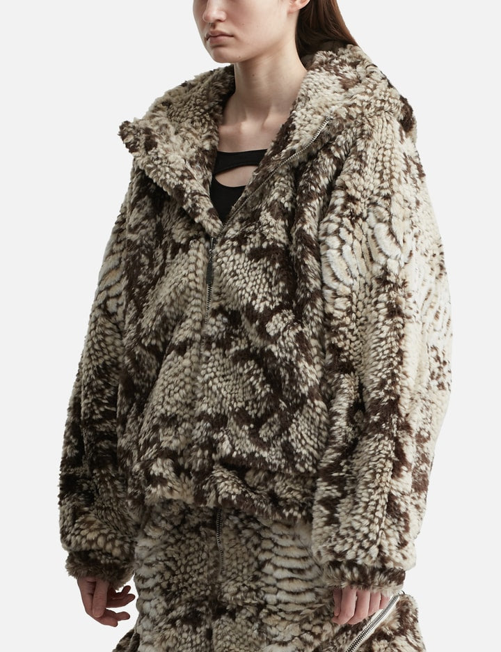 Snakes Jacket 2.0 Faux Fur Jacket with Hood