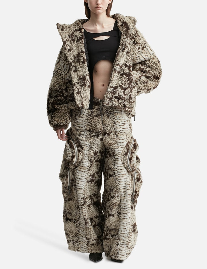 Snakes Jacket 2.0 Faux Fur Jacket with Hood