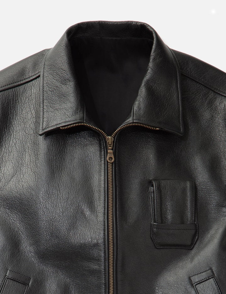 Goat Skin Pilot Leather Jumper