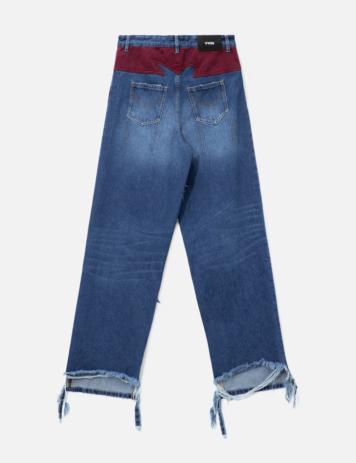 Heart Cut Out Jeans