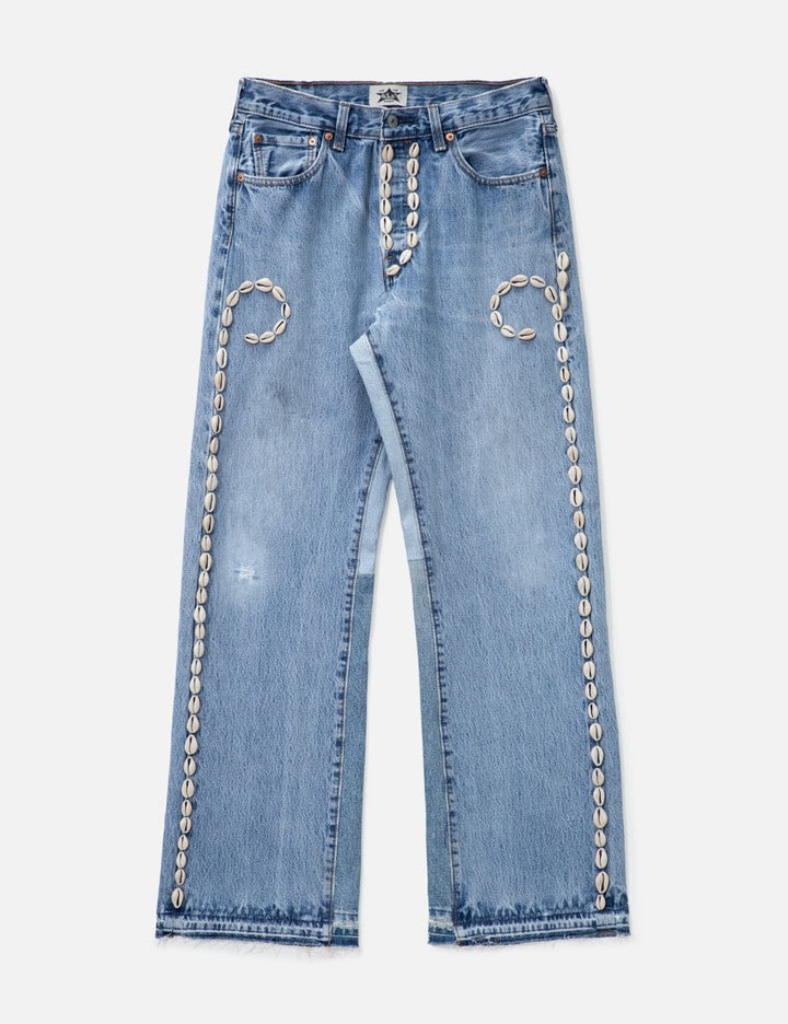 Cowrie Shell Denim Pants