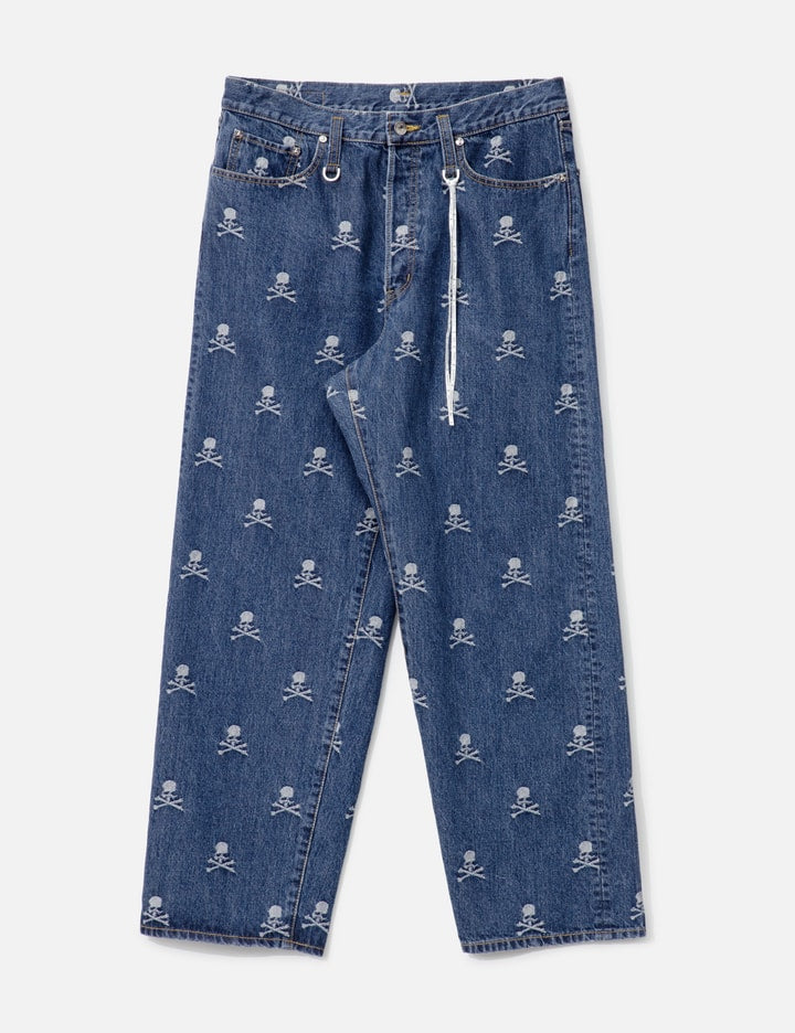 Monogram Wide Denim Pants