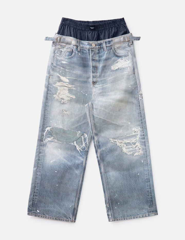 Trompe-l'œil Layered Pants