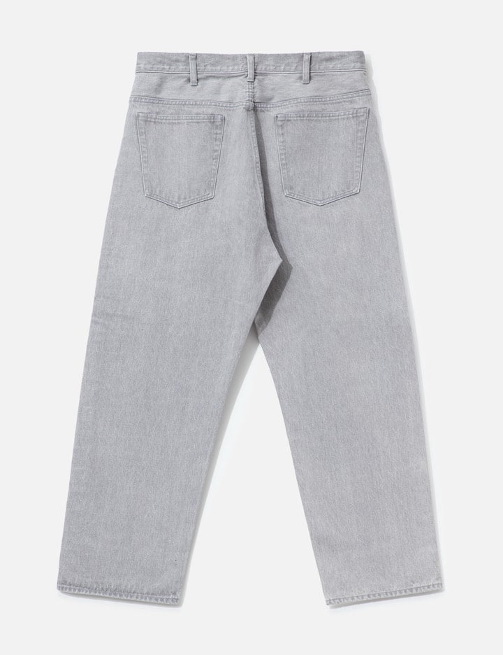 Unlikely Time Travel Jean Wide Gray Denim