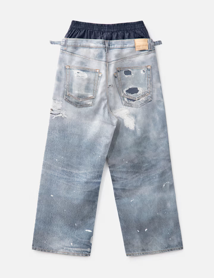 Trompe-L'œil Layered Pants