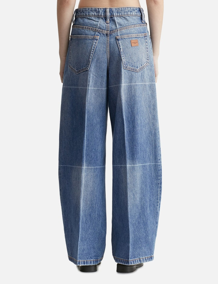 Foldline Wide Straight-Leg Jean