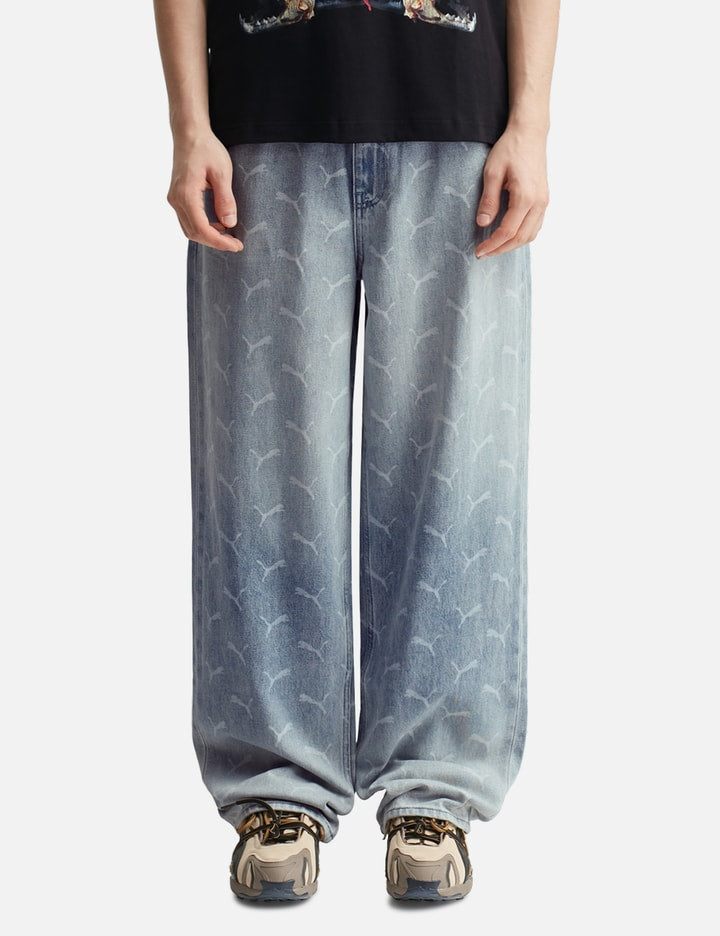 PUMA x A$AP ROCKY Laser Monogram Denim Pants