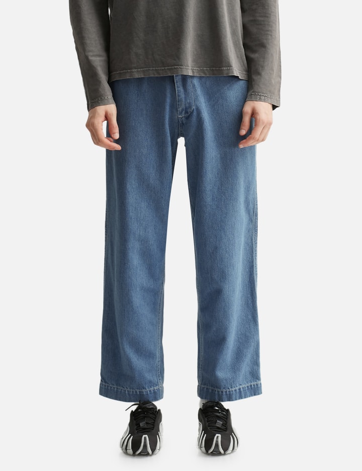 Wide Denim Pants