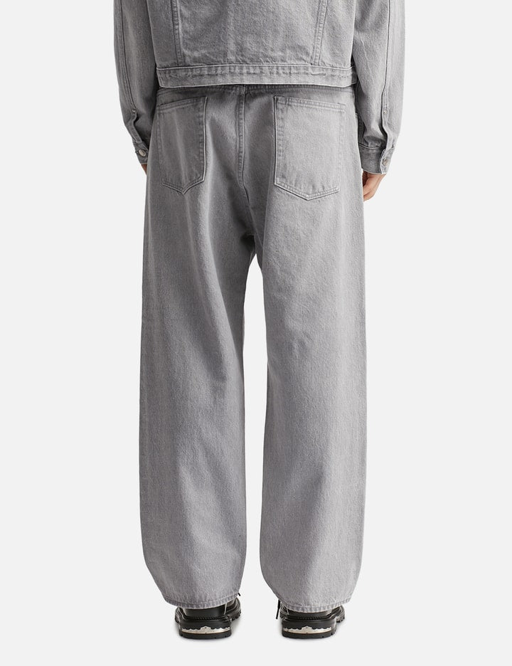 Unlikely Time Travel Jean Wide Gray Denim