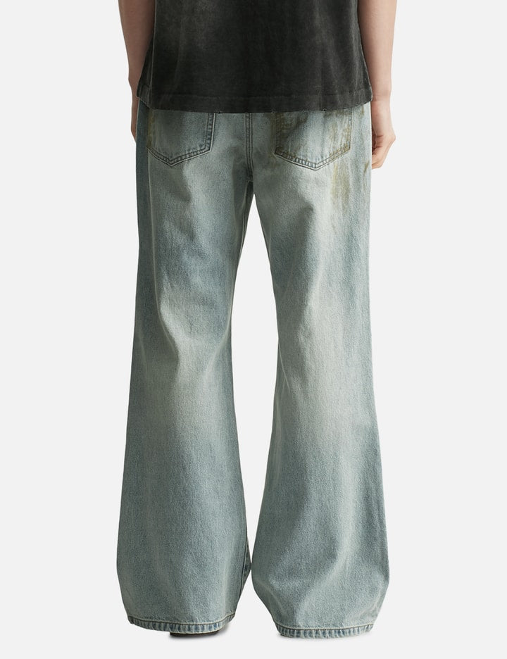 Light Blue Flared Fit Denim
