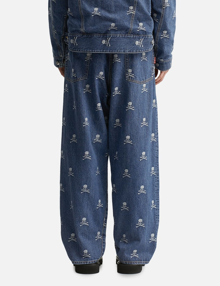 Monogram Wide Denim Pants