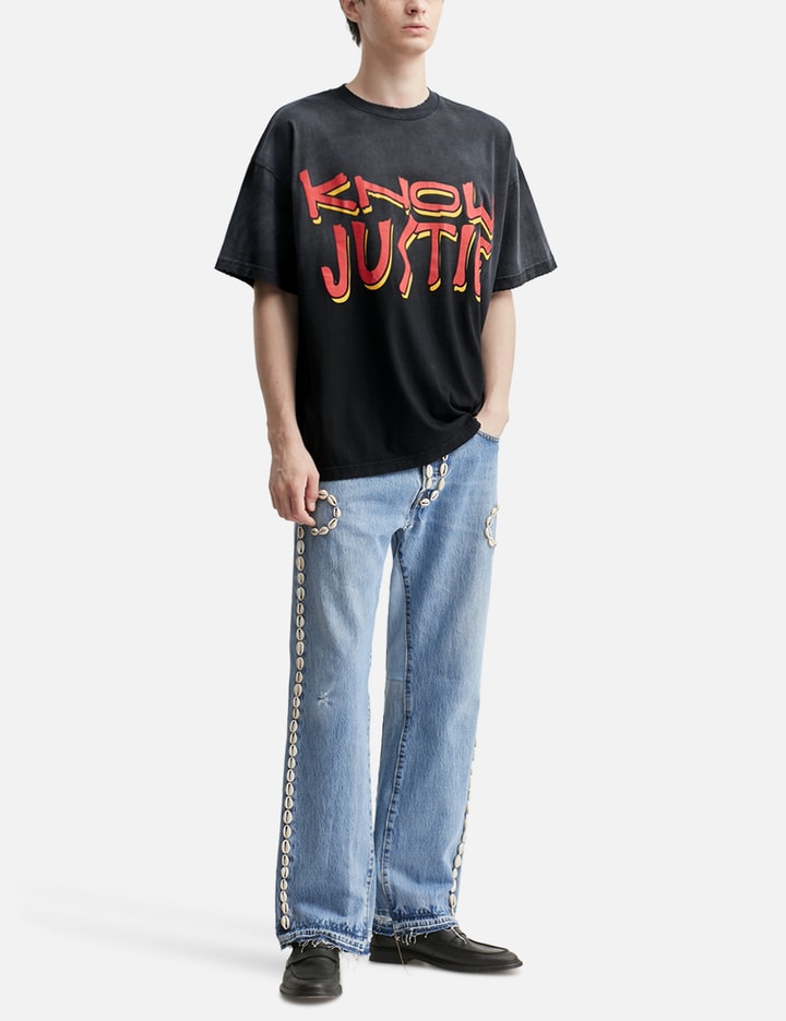 Cowrie Shell Denim Pants