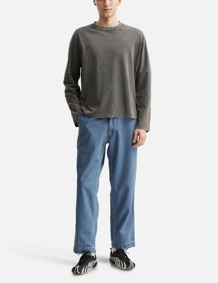 Wide Denim Pants