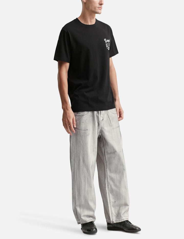 Dirty Washed Wide Denim Pants
