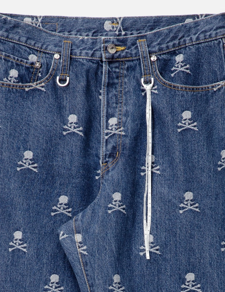 Monogram Wide Denim Pants