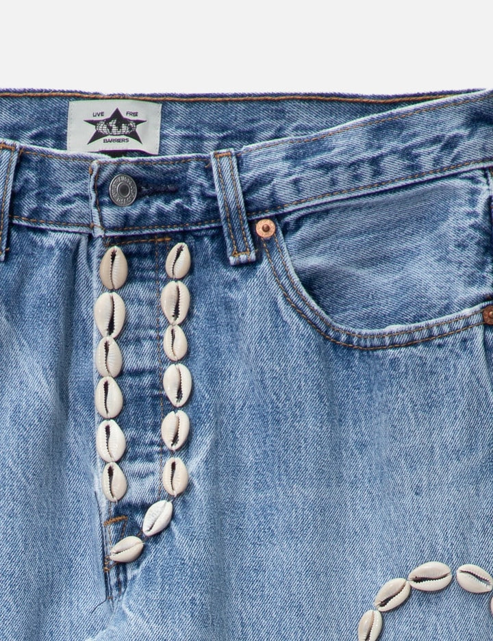 Cowrie Shell Denim Pants