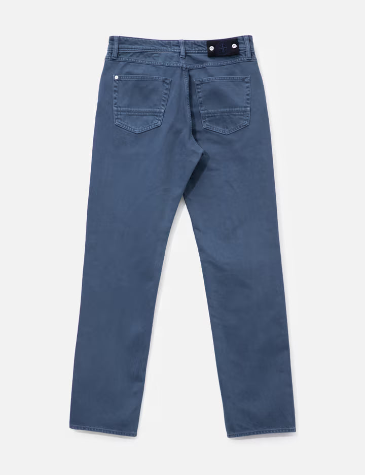 Light Bull Denim Indigo TC Straight Jeans