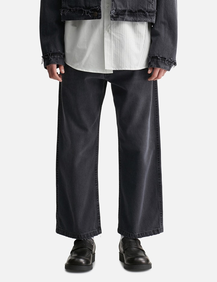 Straight-leg Cropped Jeans