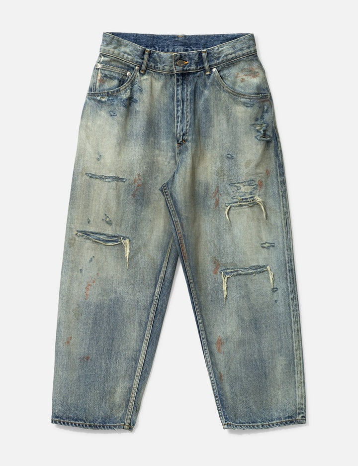REMAKE SELVEDGE TAPERED 5P DENIM PANTS
