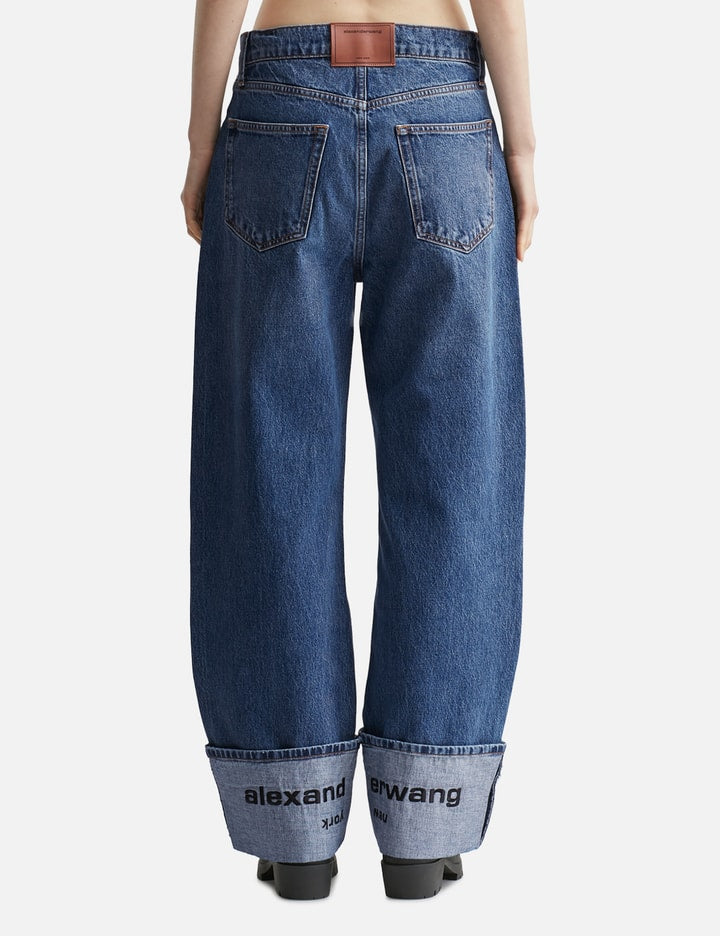 Logo-Embroidered Mid-Rise Jeans