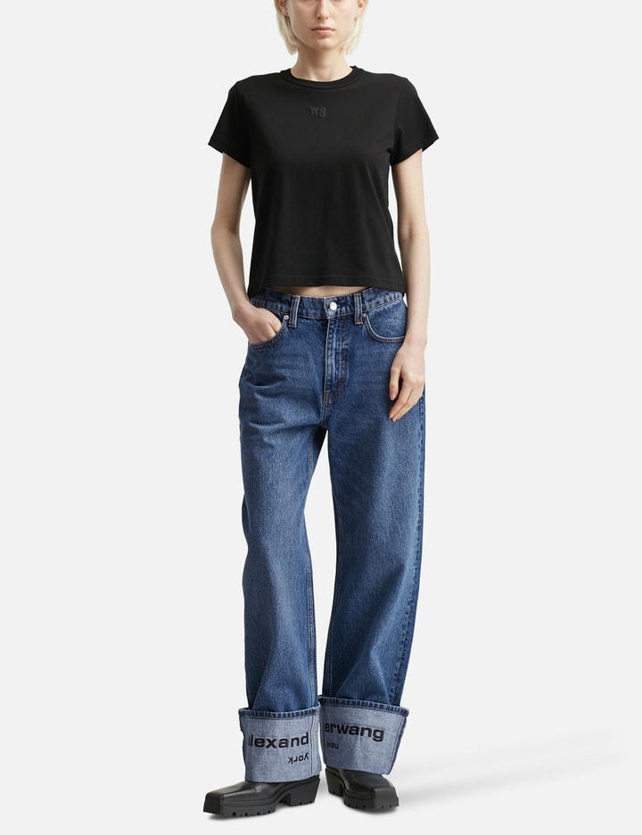 Logo-Embroidered Mid-Rise Jeans