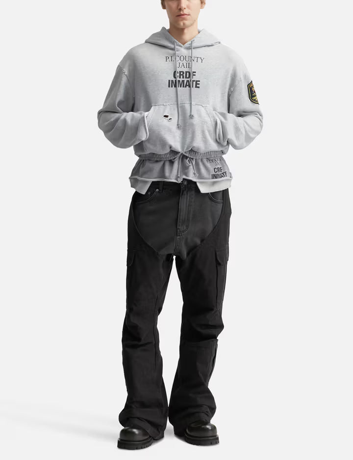 Biker Cargo Denim Pants
