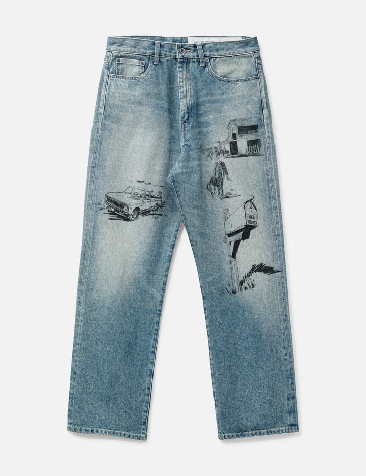 NEIGHBORHOOD x OOTD Washed DP Basic Denim Pants