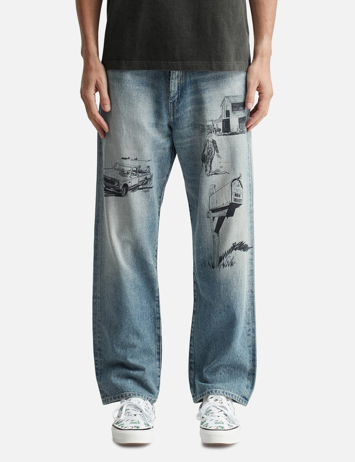 NEIGHBORHOOD x OOTD Washed DP Basic Denim Pants