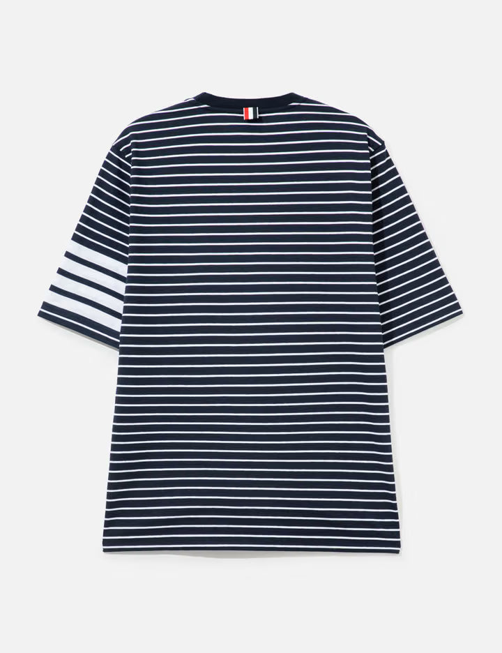 Jersey 4-Bar Knit Pocket Tee