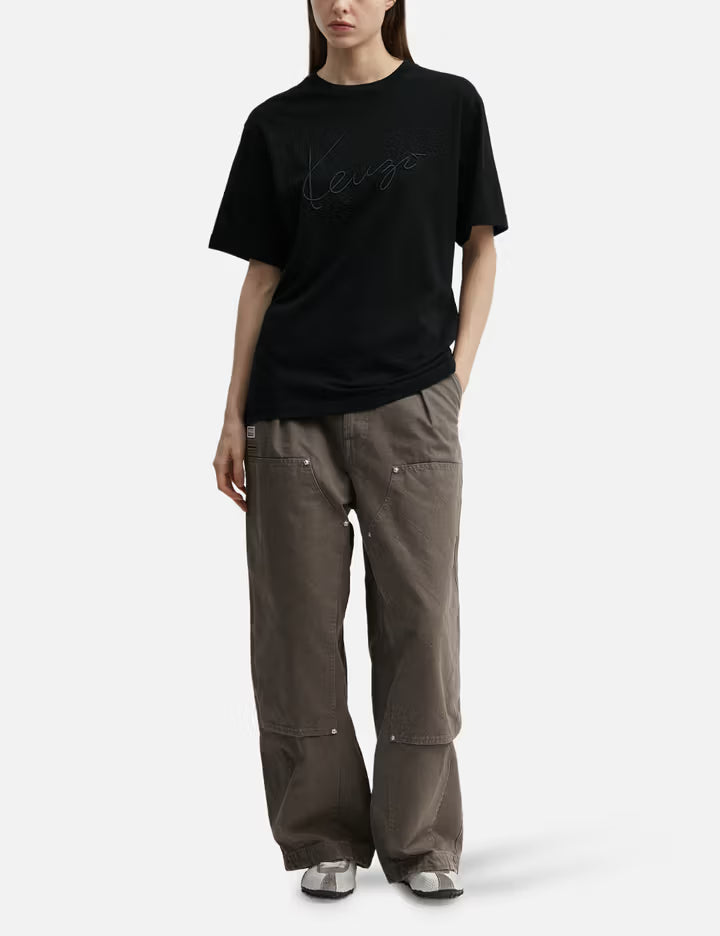 'KENZO Signature' Embroidered T-Shirt