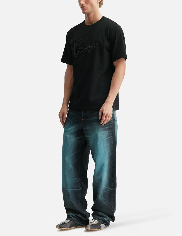 'KENZO Signature' Embroidered T-Shirt