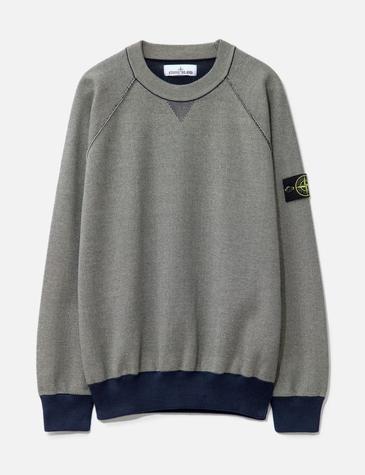 Bi-Color Knit Sweater