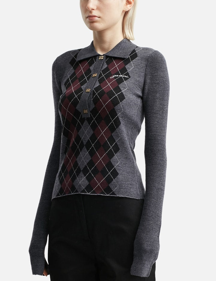 Knitted Polo Shirt