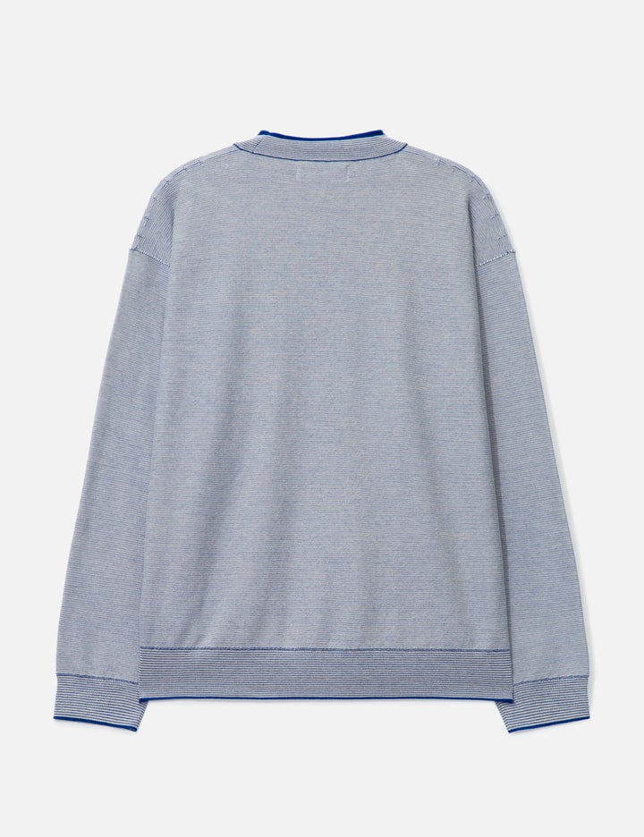 Blurred Emblem Knit Sweater