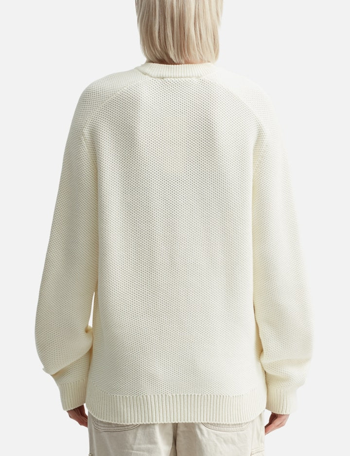 Kitsuné Varsity Embroidered Mesh Jumper