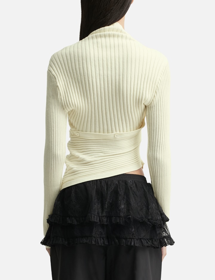 Ribbed Snake Cardigan